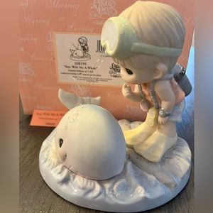 Precious Moments Limited Edition of 7,500 “Stay With Me A-Whale” 108595